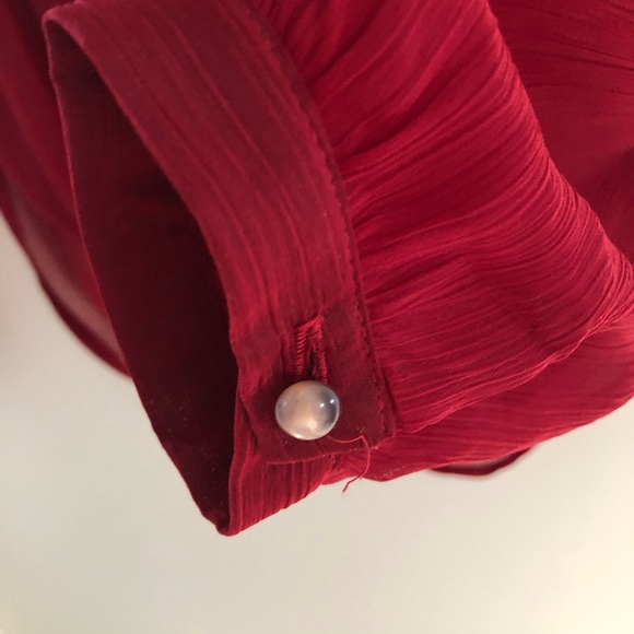 NWOT Milk & Honey sheer long sleeve blouse - Picture 3 of 3